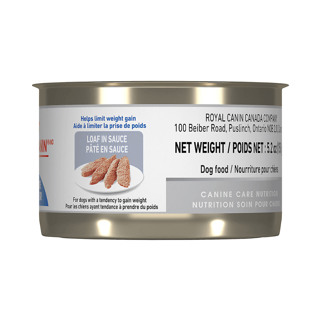 Royal Canin Wet Dog Food - Weight Care Loaf in Sauce Canned - Toronto Pets