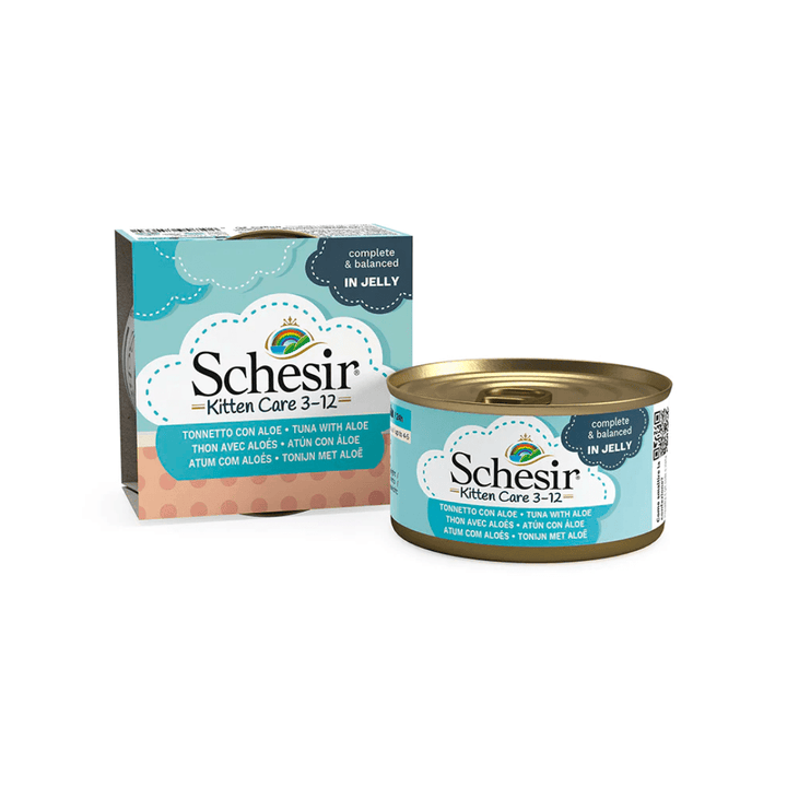 Schesir Wet Cat Food - Kitten Tuna & Aloe in Jelly Canned - Toronto Pets