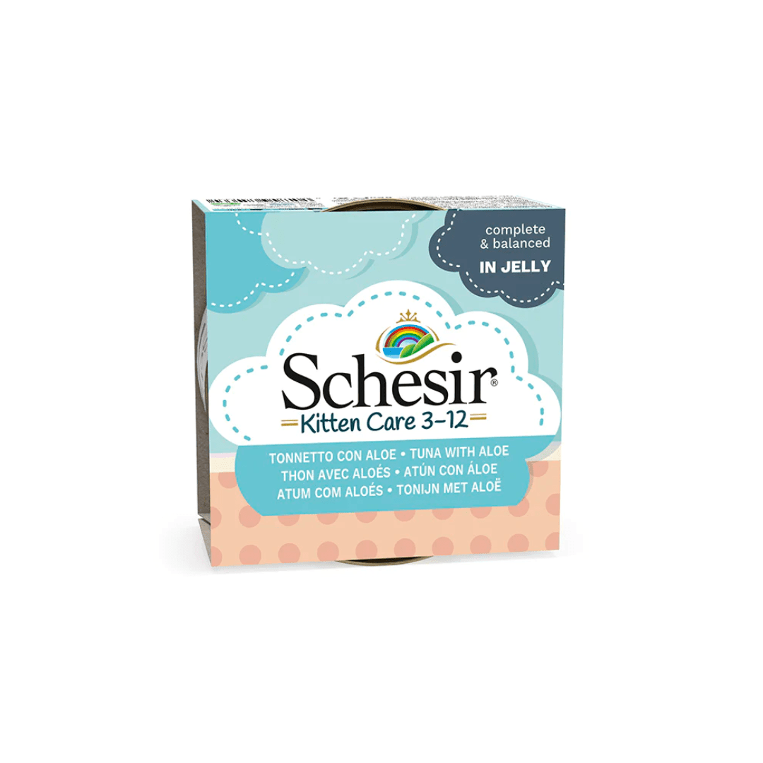 Schesir Wet Cat Food - Kitten Tuna & Aloe in Jelly Canned - Toronto Pets