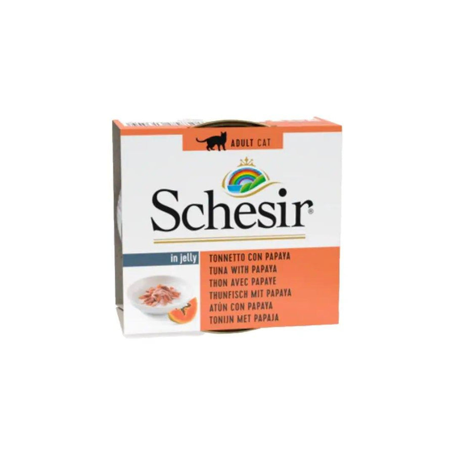 Schesir Wet Cat Food - Tuna Entree with Papaya in Jelly Canned - Toronto Pets