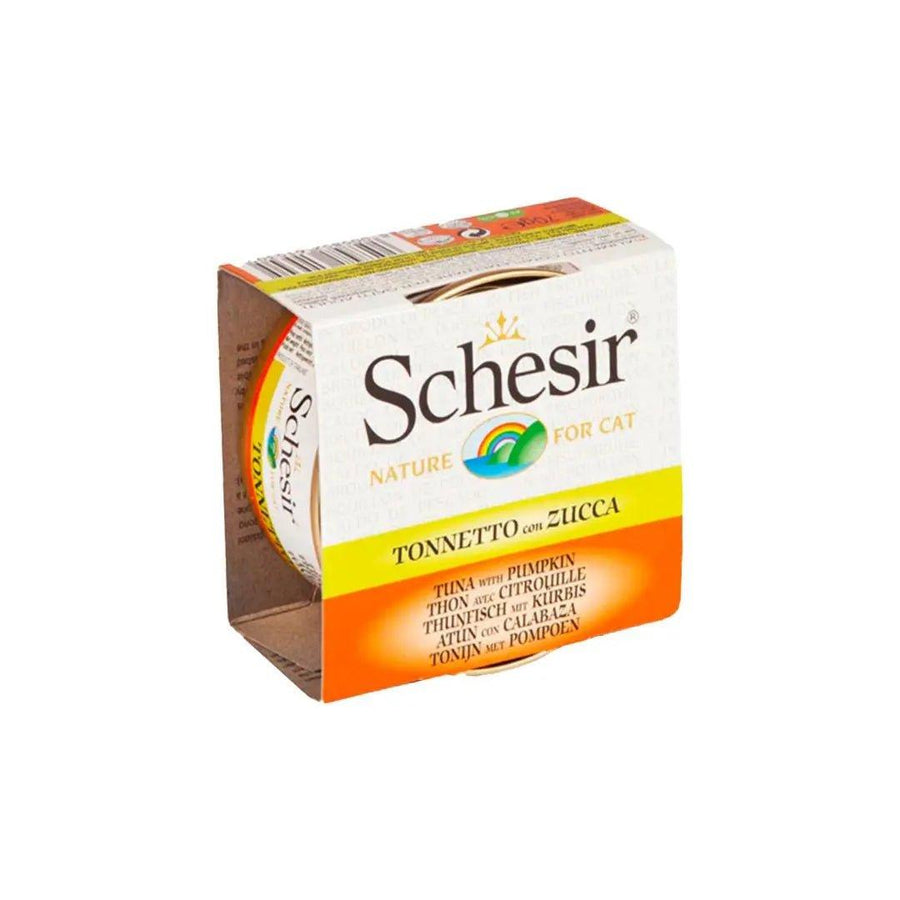 Schesir Wet Cat Food - Tuna Entree with Pumpkin in Fish Broth Canned - Toronto Pets