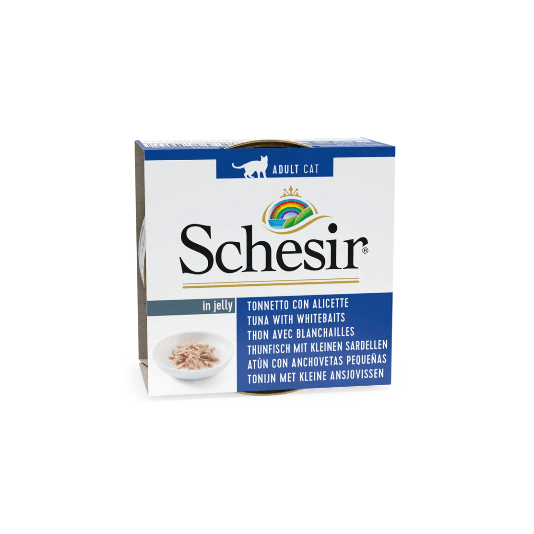 Schesir Wet Cat Food - Tuna & Whitebaits in Jelly Canned - Toronto Pets