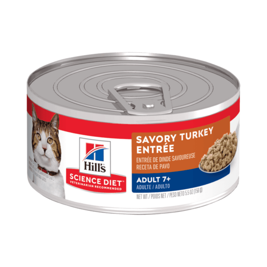 Science Diet Cat - Adult 7 Plus Savory Turkey Entree Canned - Toronto Pets