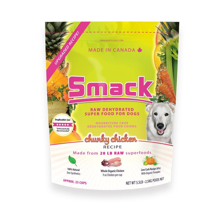 Smack Chunky Chicken Dog Food - Toronto Pets