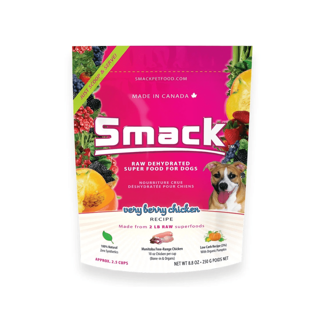 Smack Dehydrated Dog Food - Very Berry Chicken - Toronto Pets