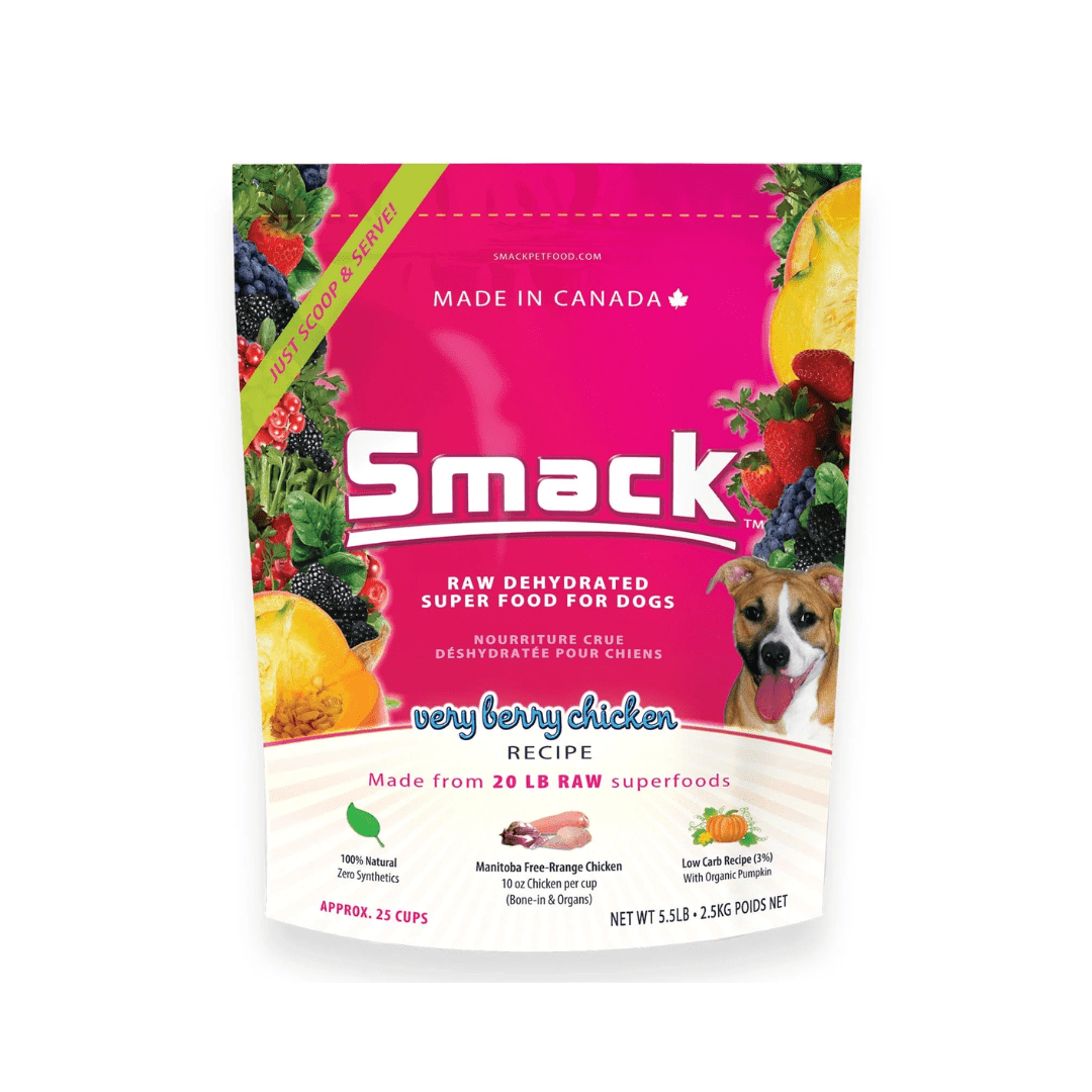 Smack Dehydrated Dog Food - Very Berry Chicken - Toronto Pets