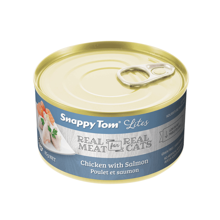 Snappy Tom Lites Wet Cat Food - Chicken with Salmon Canned - Toronto Pets