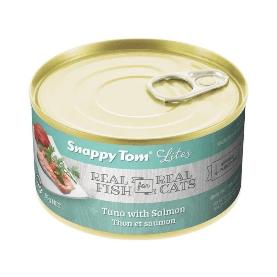 Snappy Tom Lites Wet Cat Food - Tuna with Salmon Canned - Toronto Pets