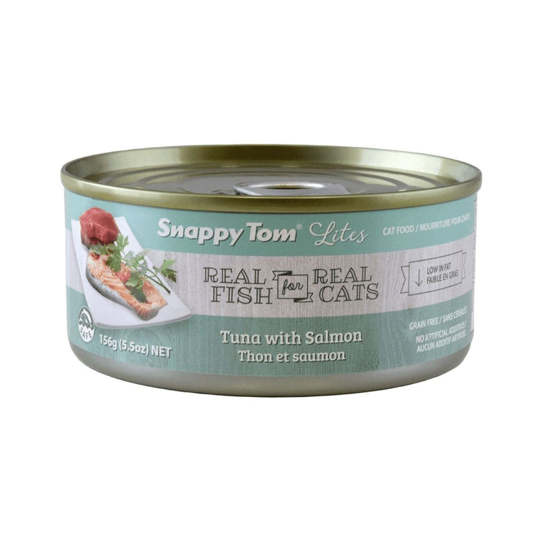 Snappy Tom Lites Wet Cat Food - Tuna with Salmon Canned - Toronto Pets