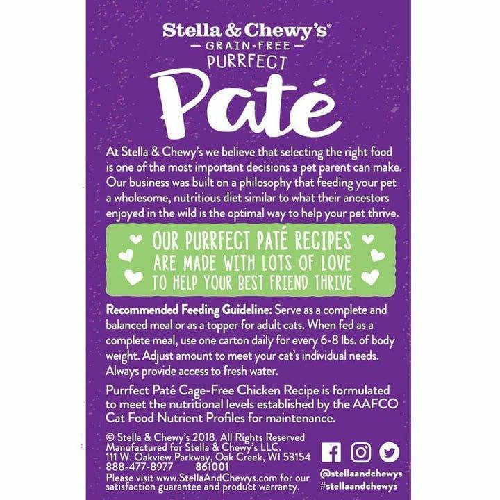 Stella and Chewy's Wet Cat Food - Grain - Free Purrfect Pate Cage - Free Chicken - Toronto Pets