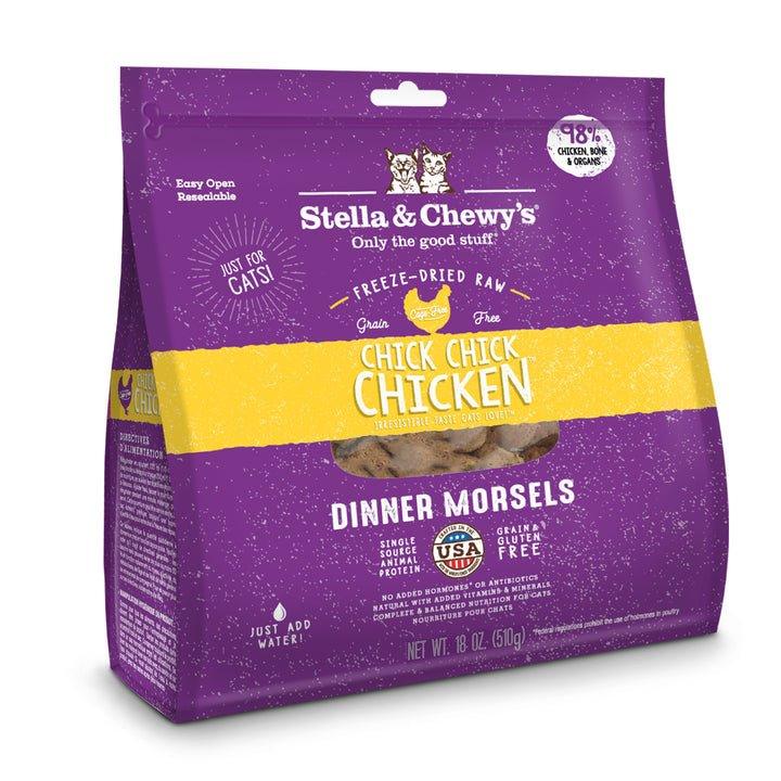 Stella & Chewy's Freeze Dried Cat Food - Chick, Chick, Chicken Raw Dinner Morsels - Toronto Pets