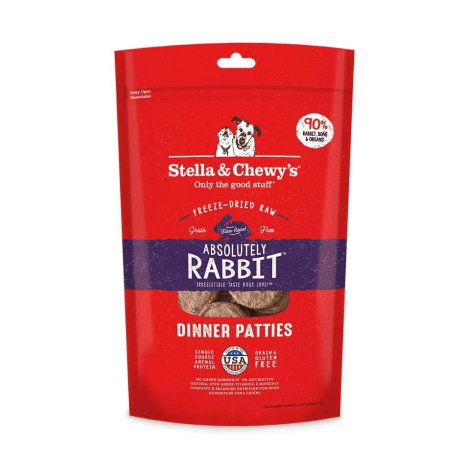 Stella & Chewy's Freeze - Dried Dog Food - Absolutely Rabbit Raw Dinner Patties - Toronto Pets