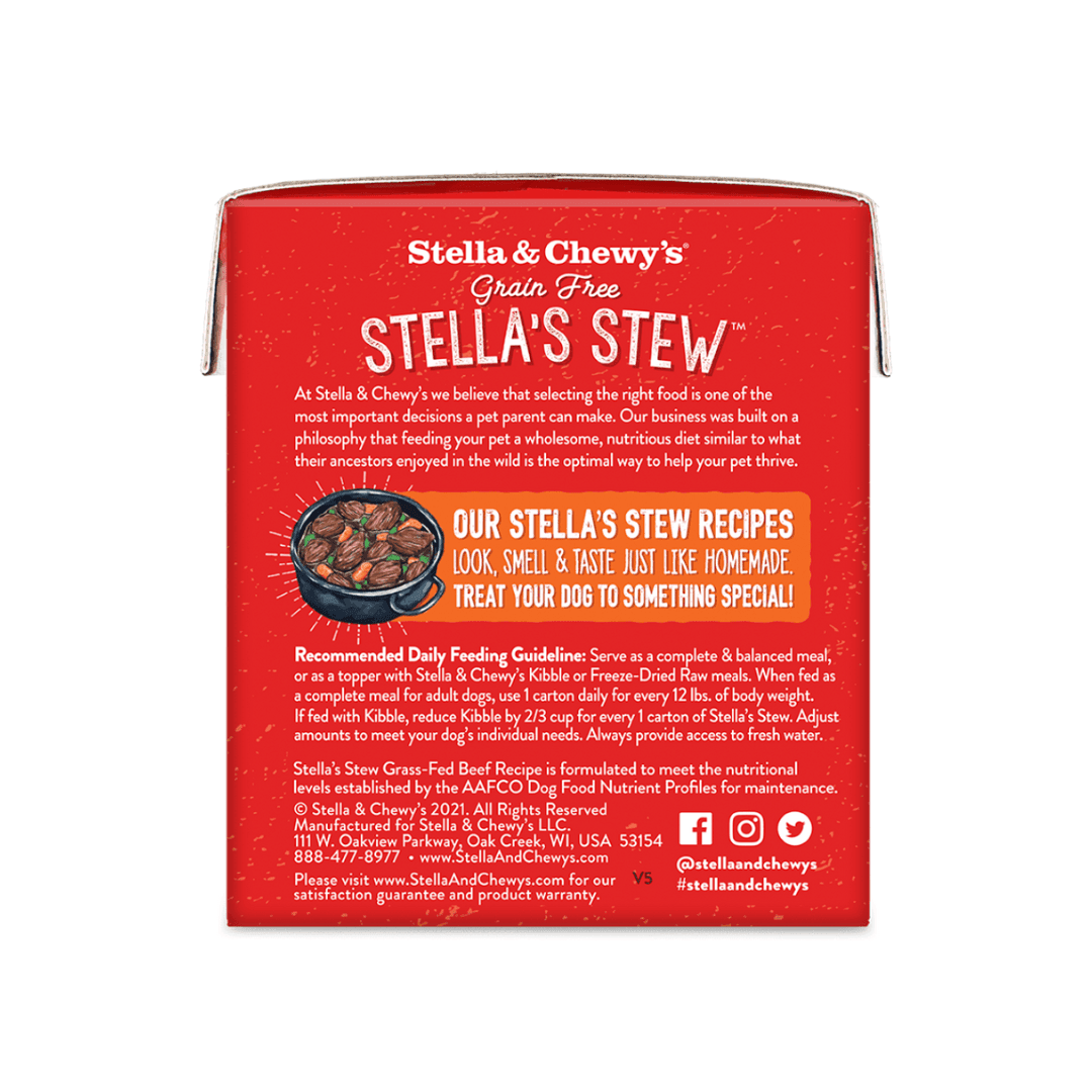 Stella & Chewy's Wet Dog Food - Grass - Fed Beef Stew - Toronto Pets