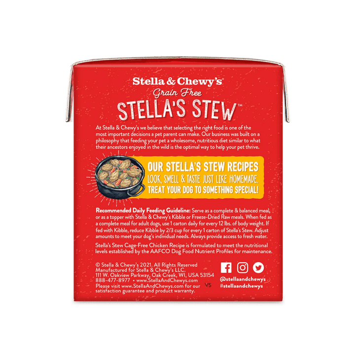 Stella & Chewy's Wet Dog Food - Stew Cage Free Chicken - Toronto Pets