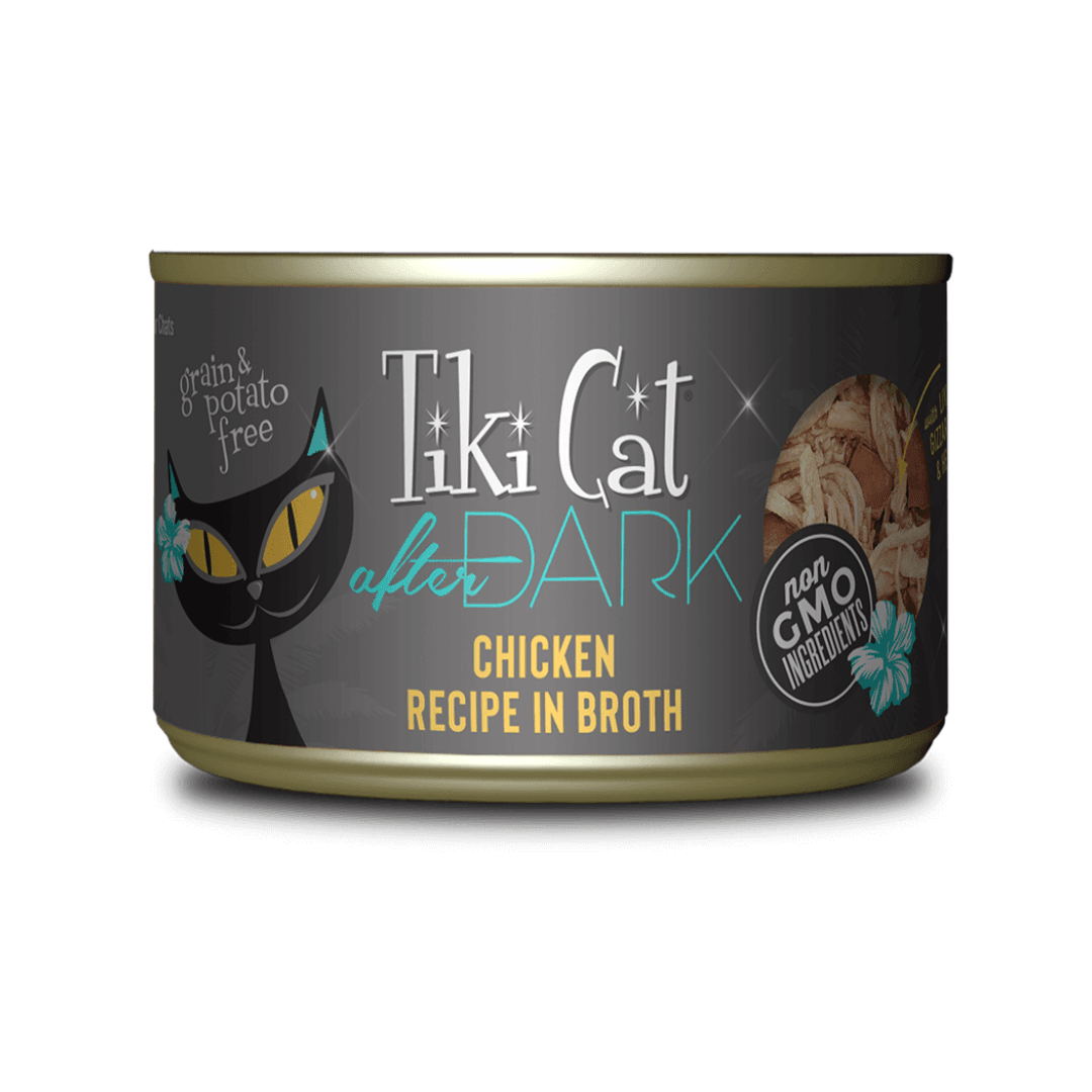 Tiki Cat Wet Cat Food - After Dark Chicken in Broth Canned - Toronto Pets