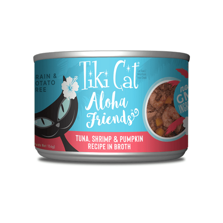 Tiki Cat Wet Cat Food - Aloha Friends Tuna, Shrimp & Pumpkin Canned - Toronto Pets