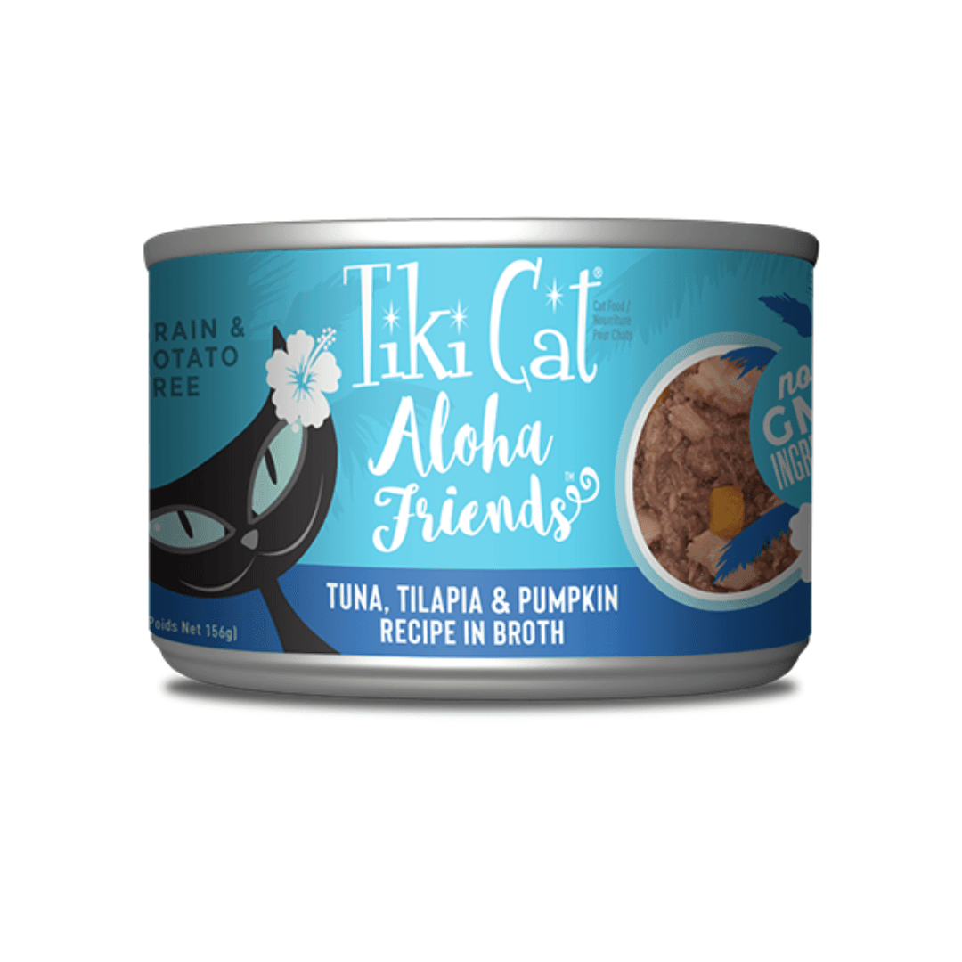 Tiki Cat Wet Cat Food - Aloha Friends Tuna, Tilapia & Pumpkin Canned - Toronto Pets