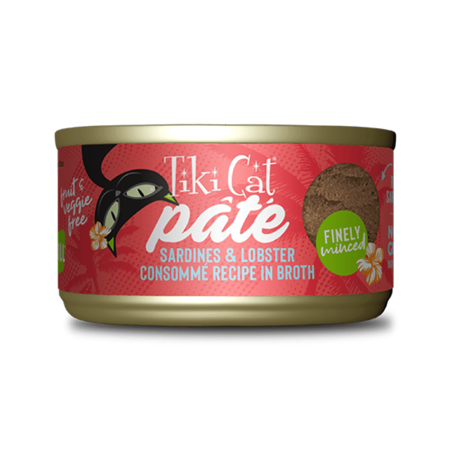 Tiki Cat Wet Cat Food - Grill Sardines & Lobster Consomme Pate Canned - Toronto Pets