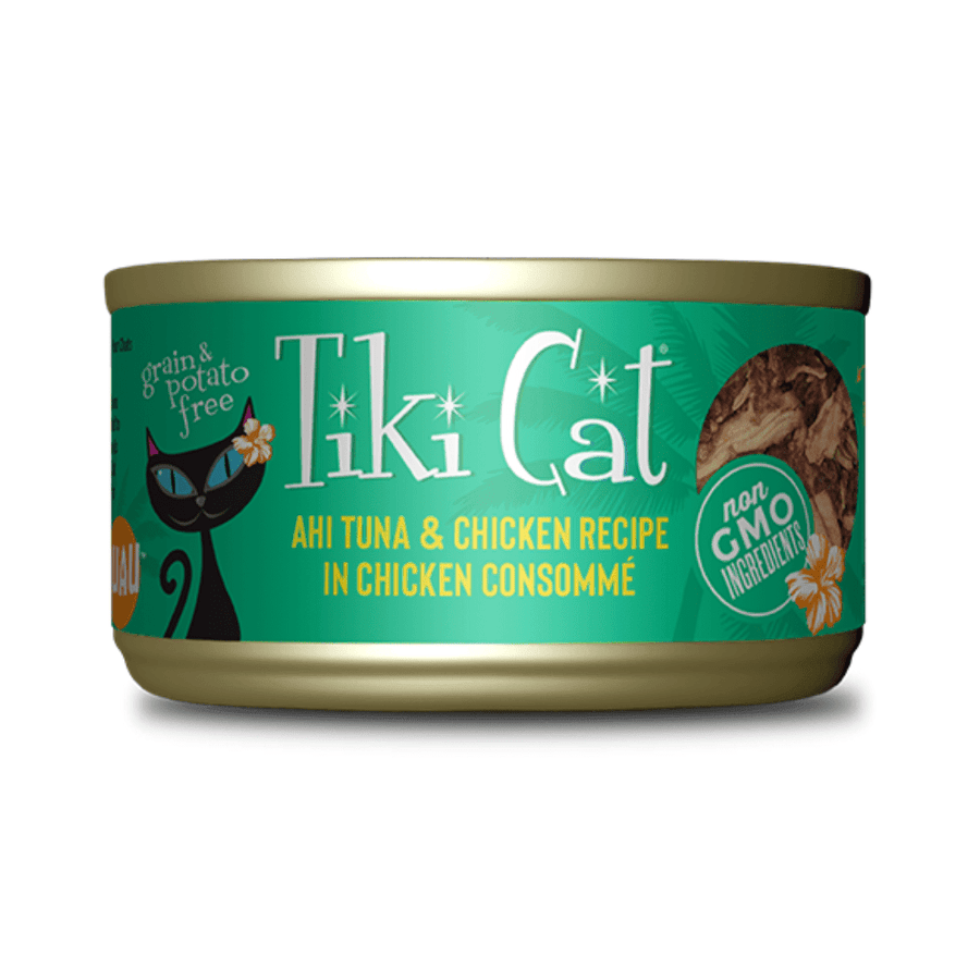 Tiki Cat Wet Cat Food - Hookena Luau Ahi Tuna & Chicken Canned - Toronto Pets