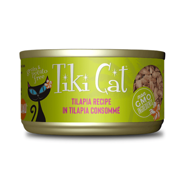 Tiki Cat Wet Cat Food - Kapi'Olani Luau Tilapia Consomme - Toronto Pets