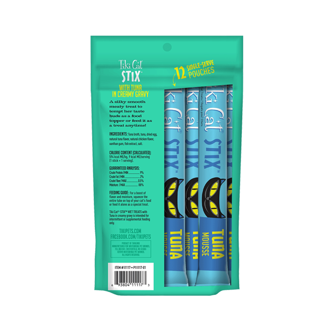 Tiki Cat Wet Cat Food - Stix Tuna Mousse Pouch - Toronto Pets