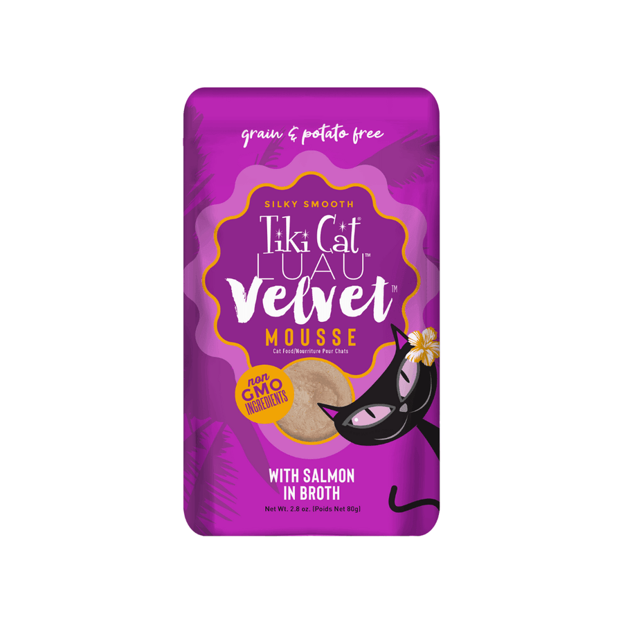 Tiki Cat Wet Cat Food - Velvet Mousse Salmon Pouch - Toronto Pets