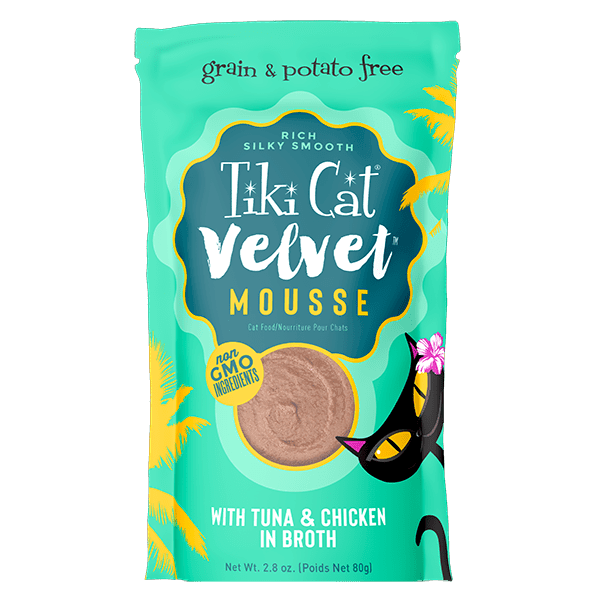 Tiki Cat Wet Cat Food - Velvet Mousse Tuna & Chicken Pouch - Toronto Pets