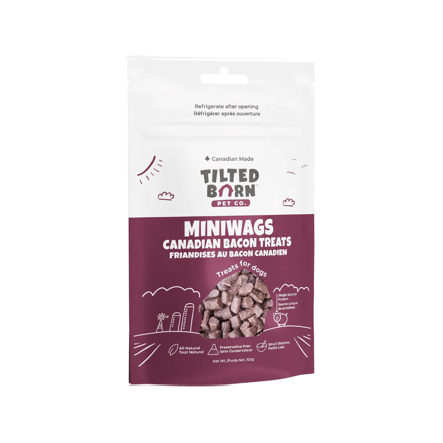 Tilted Barn Dog Treats - 'Miniwags' Canadian Bacon - Toronto Pets