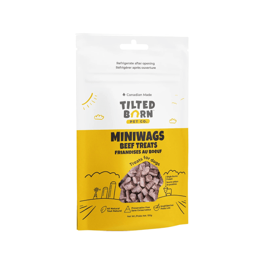 Tilted Barn Dog Treats - 'Miniwags' Canadian Beef - Toronto Pets