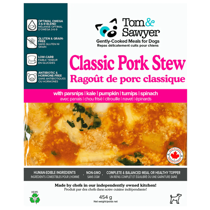 Tom & Sawyer Dog Food - Classic Pork Stew - Toronto Pets