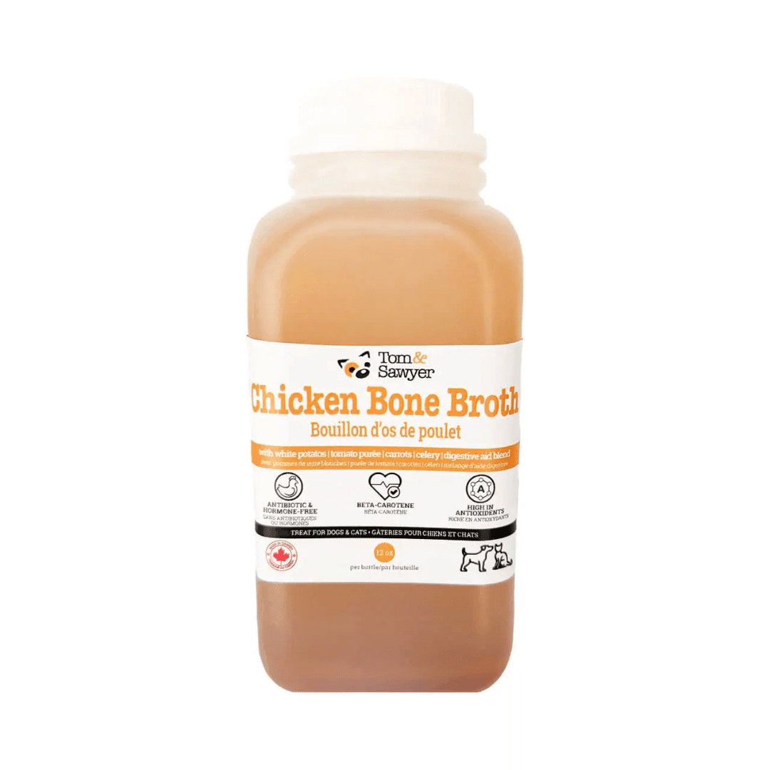 Tom & Sawyer Frozen Dog and Cat Broths - Chicken Bone Broth - Toronto Pets