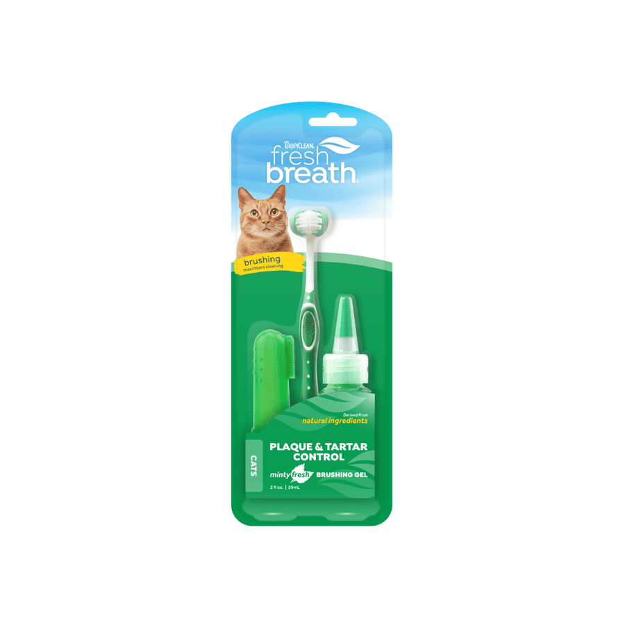 Tropiclean Cat Dental Care - Fresh Breath Oral Care Kit - Toronto Pets