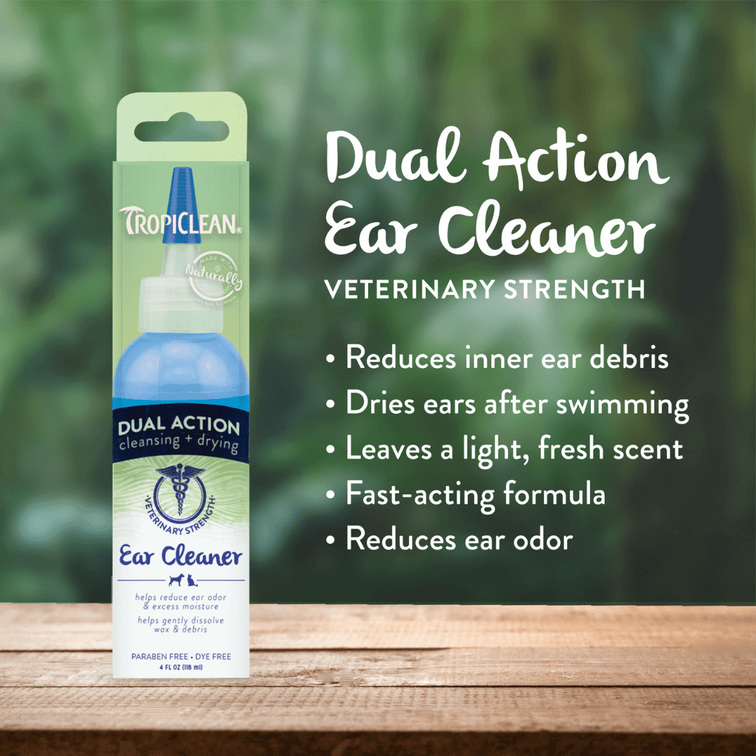 Tropiclean Dog & Cat Grooming Supplies - Dual Action Ear Cleaner - Toronto Pets