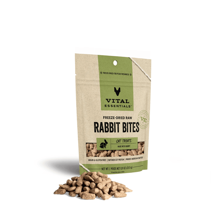 Vital Essentials Cat Treats - Freeze - Dried Raw Rabbit Bites - Toronto Pets