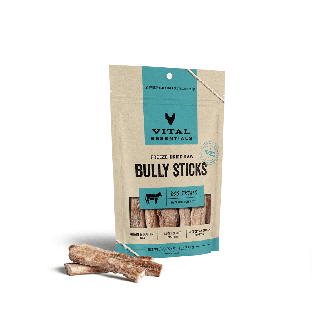 Vital Essentials Dog Treats - Freeze - Dried Raw Bully Sticks - Toronto Pets