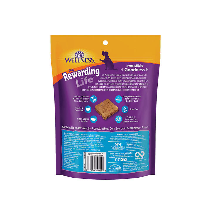 Wellness Dog Treats - The Rewarding Life Chicken & Lamb - Toronto Pets