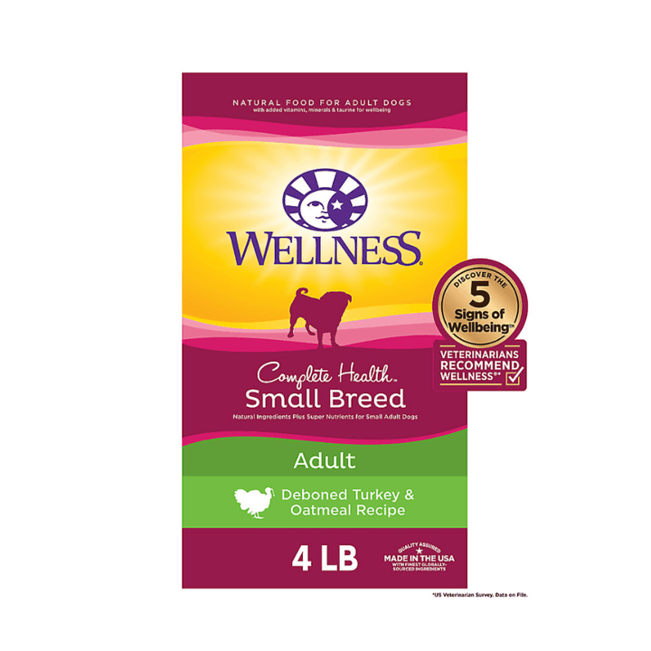 Wellness Dry Dog Food - Small Breed Puppy Turkey, Oats, & Salmon - Toronto Pets