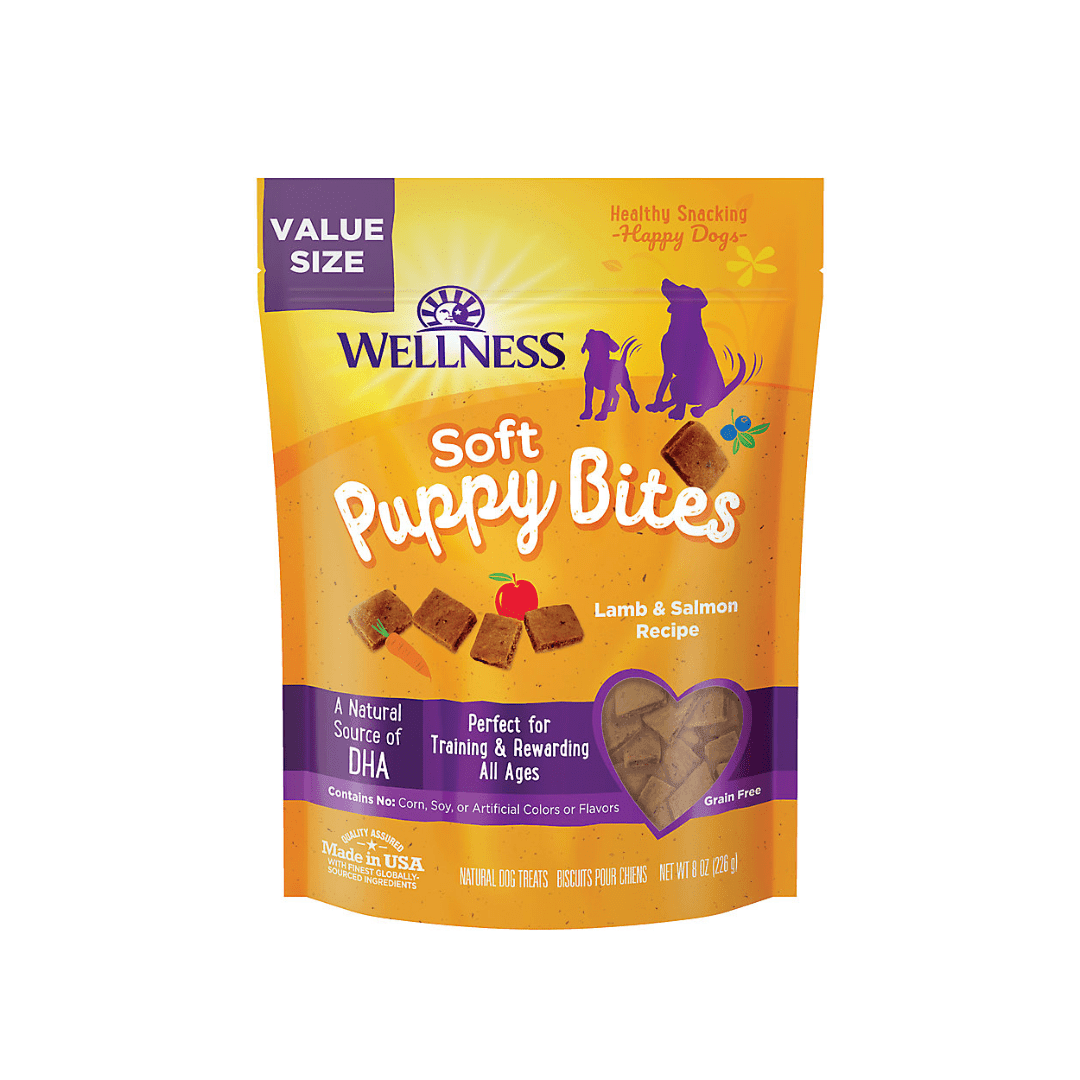 Wellness Soft Puppy Treats - Lamb & Salmon Bites - Toronto Pets