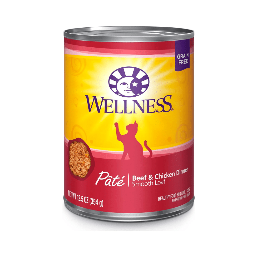 Wellness Wet Cat Food - Beef & Chicken Entree Pate Canned - Toronto Pets