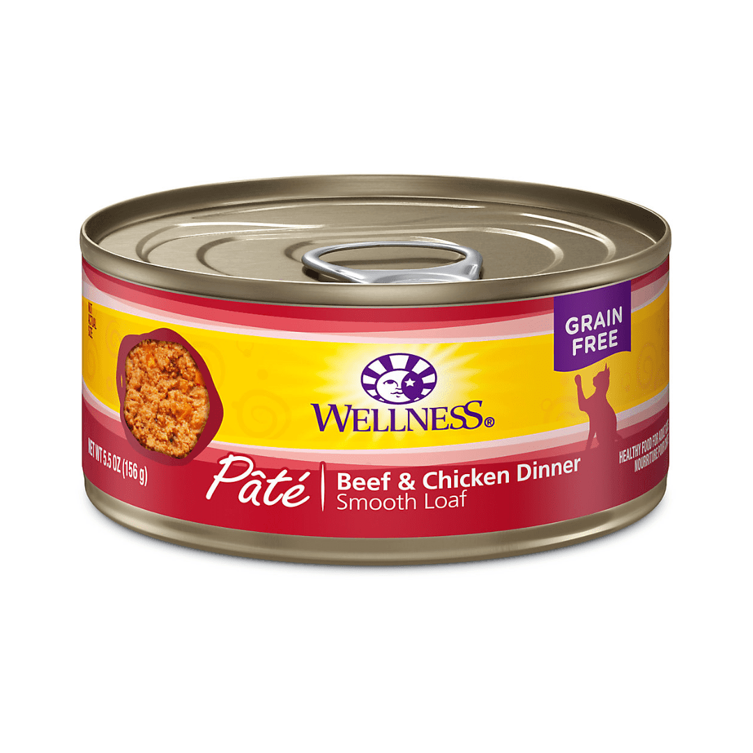 Wellness Wet Cat Food - Beef & Chicken Entree Pate Canned - Toronto Pets