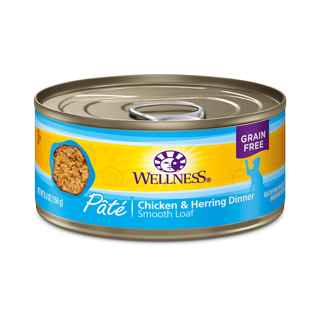 Wellness Wet Cat Food - Chicken & Herring Entree Pate Canned - Toronto Pets