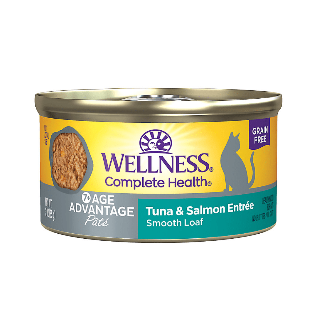 Wellness Wet Cat Food - Complete Health Age Advantage Tuna & Salmon Canned - Toronto Pets