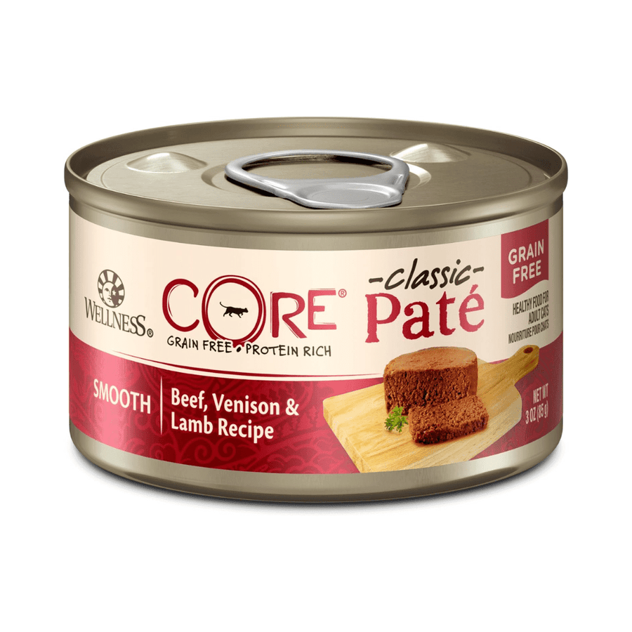 Wellness Wet Cat Food - Core Beef, Venison, & Lamb Pate Canned - Toronto Pets