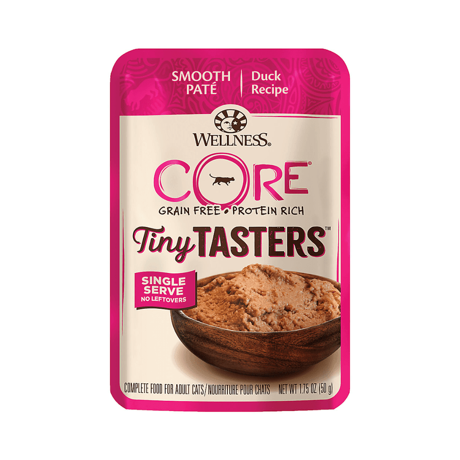 Wellness Wet Cat Food - CORE Tiny Tasters Duck Recipe Pouch - Toronto Pets