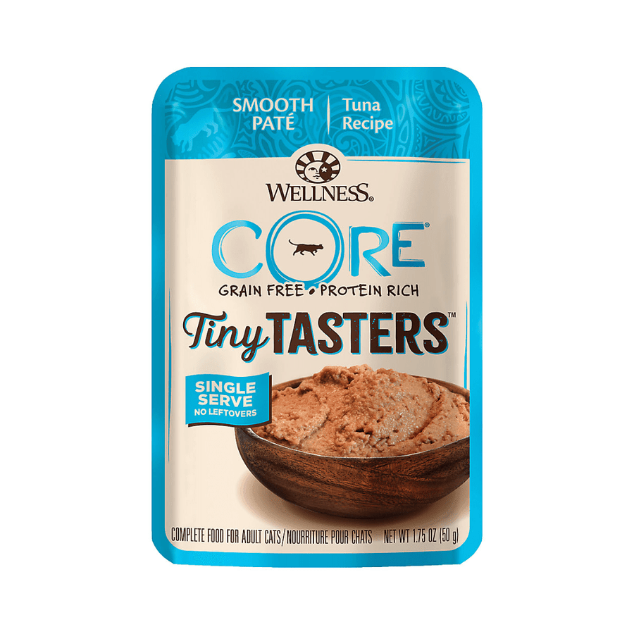 Wellness Wet Cat Food - CORE Tiny Tasters Tuna Pate Recipe Pouch - Toronto Pets