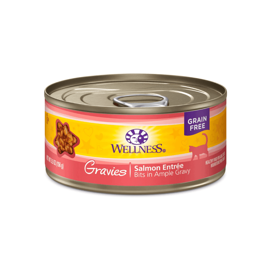 Wellness Wet Cat Food - Gravies Grain - Free Salmon Canned - Toronto Pets