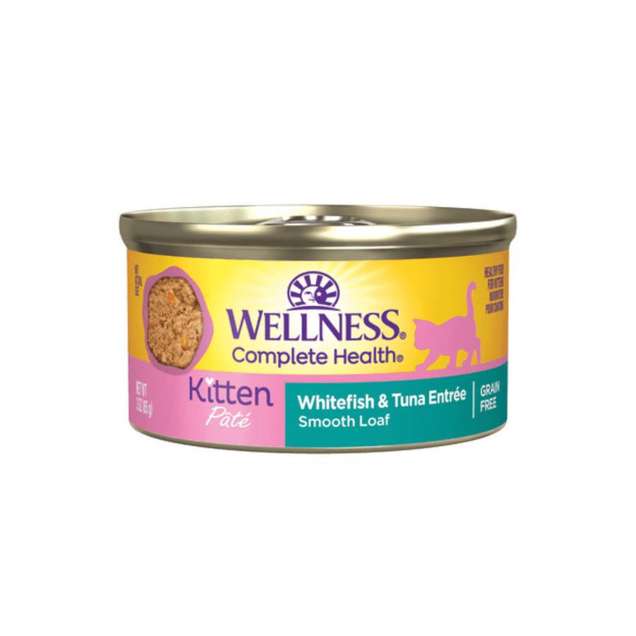 Wellness Wet Cat Food - Kitten Whitefish & Tuna Canned - Toronto Pets