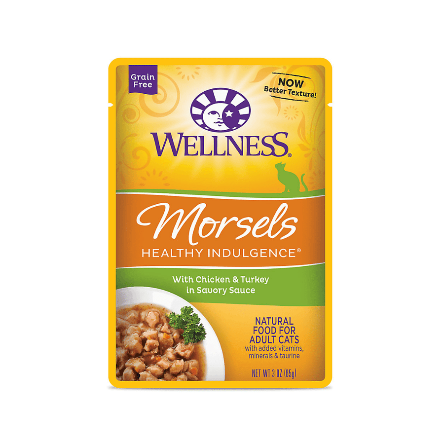 Wellness Wet Cat Food - Morsels Healthy Indulgence Chicken & Turkey Pouch - Toronto Pets