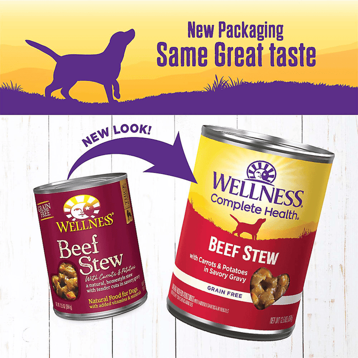 Wellness Wet Dog Food - Beef Stew Canned - Toronto Pets