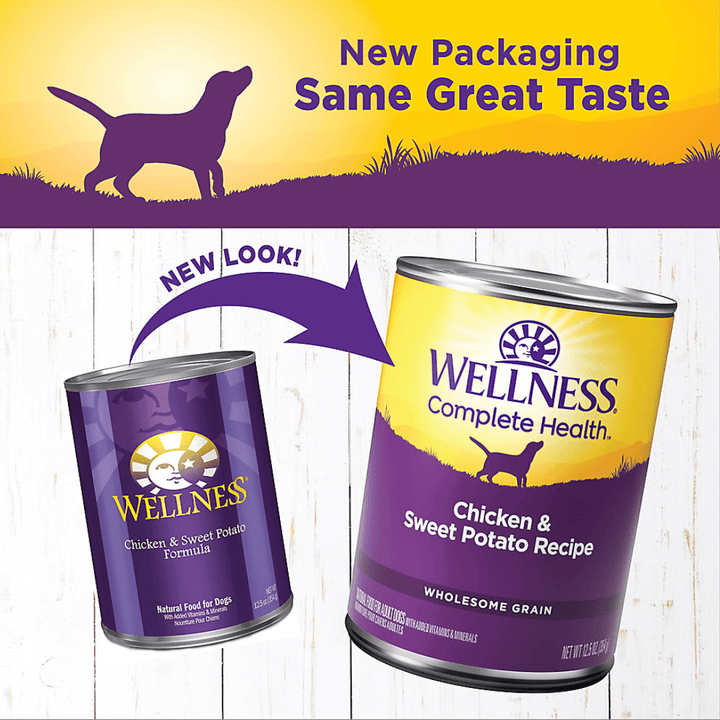 Wellness Wet Dog Food - Chicken & Sweet Potato Pate - Toronto Pets